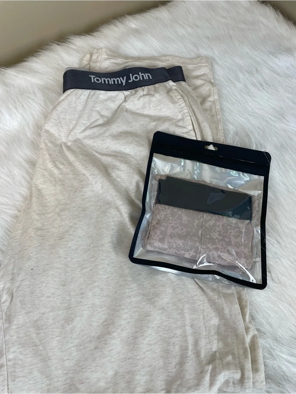 Tommy John second skin sleep pants and fabletics boxer briefs large